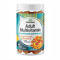 Adult Multivitamin - 60 Gummies Peach,Orange,Strawberry