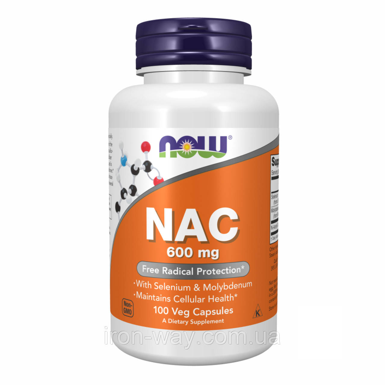 NOW NAC-Acetyl Cysteine 600 mg 100 vcaps