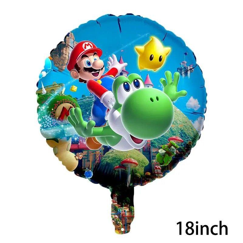 China 18" Круг Mario Маріо на дракончиком Фольгований шар, фото 1