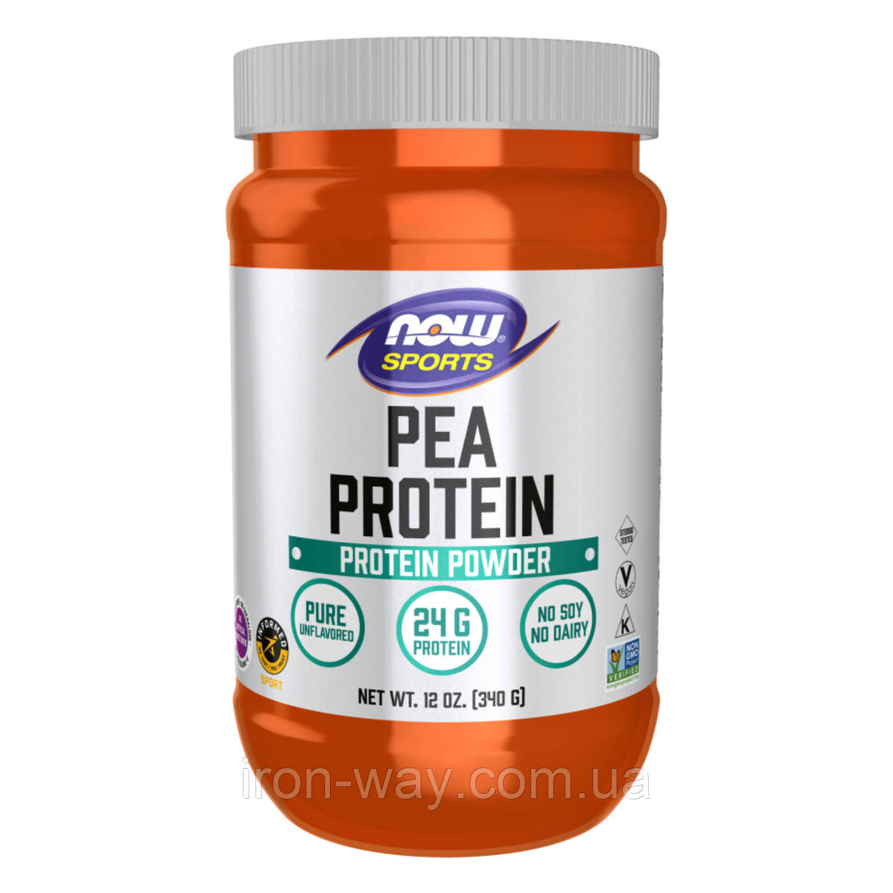 NOW Pea Protein 340g Unflavored