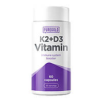 Pure Gold K2 D3 Vitamin 60 caps