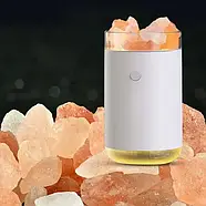 Дифузор-зволожувач повітря з кристалами сольового каменю та LED-підсвіткою на 250 мл, фото 4