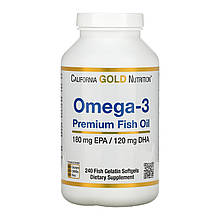 Omega-3 Premium Fish Oil 180mg - 240 softgels