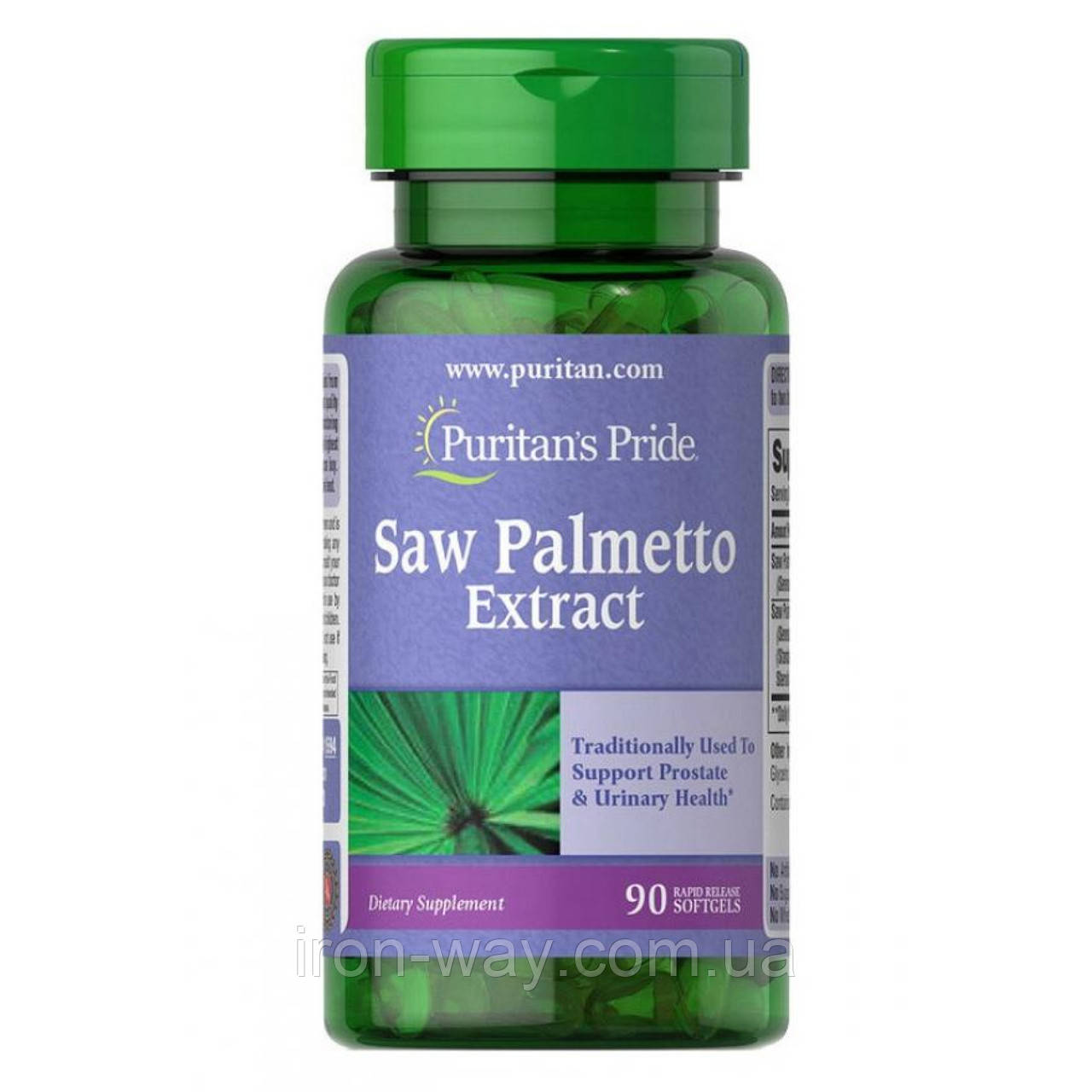 Saw Palmetto Extract - 90 Softgels - фото 1 - id-p2100931134