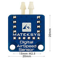 Датчик воздушной скорости Matek ASPD-4525