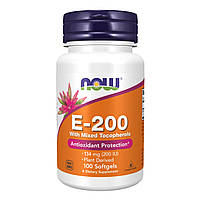 NOW E-200 Mixed Tocopherols 100 sgels