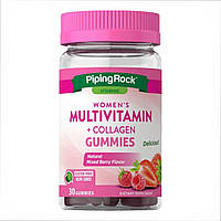 Womens Multivitamin + Collagen - 30 gummies Mixed Berry