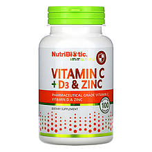 Vitamin C+D3 & Zinc - 100 caps