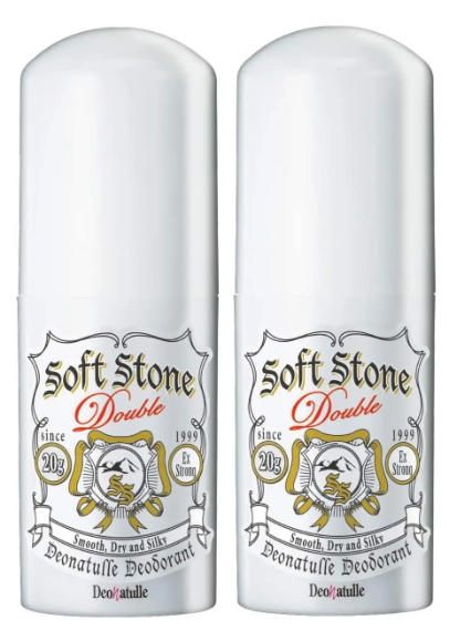 Soft Stone Deonatulle набір дезодорантів-антиперспірантів на основі мінеральних квасців, стіки 2х 20 г