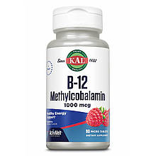 B12 Methylcobalamin 1000mcg - 60 tabs Berry