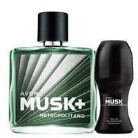 Чоловічий набір Musk metropolitano avon ейвон