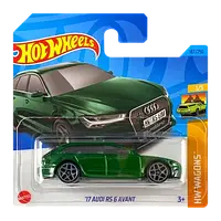 Машинка Хот Вилс 1:64 17 AUDI RS 6 AVANT коллекция HW WAGONS Hot Wheels Mattel HKH69