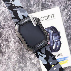 Розумний смарт-годинник Modfit Warrior All Black Camo Band