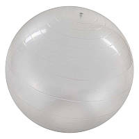 Глянцевый мяч для фитнес тренировок 85 см прозрачный с насосом