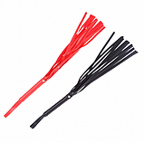 Плеть багатохвостка, Флоггер із плетеною ручкою, Плить для рольових ігор, Садо-мазо атрибутика, Інтимні іграшки, фото 2