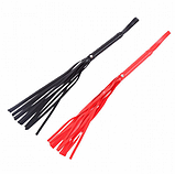 Плеть багатохвостка, Флоггер із плетеною ручкою, Плить для рольових ігор, Садо-мазо атрибутика, Інтимні іграшки, фото 6