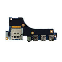 Плата USB, Audio, Card-Reader для ноутбука Dell Precision M7520, 7520 (LS-E313P) "Б/У"