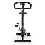 Велотренажер механічний Atleto QN-B201 для дому W_2259 Чорний, фото 3