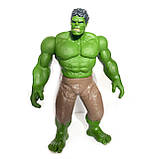 Іграшкова фігурка герой Hulk Avengers Marvel Халк іграшка Месники, рухливі частини, пластик, 30*8*16см (W 26 A), фото 3