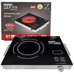 Інфрачервона електроплита одноконфоркова Zepline ZP-061 2200w Чорний