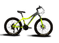 Горный спортивный велосипед Unicorn Colibry Колеса 24" Рама 15" Алюминий желтый