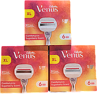 Змінні картриджі для гоління | леза | Venus Comfortglide Sugarberry scent 6 шт