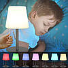 Світлодіодна настільна лампа Uuffoo, що перезаряджається. Світлодіодний нічник з кольорами RGB, фото 5