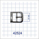 Пряжка 42524 нікель 21мм, фото 11