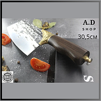 Нож для кухни высокого качества 30,5см Кухонный качественный нож топор для мяса, очистки и шинковки ADS