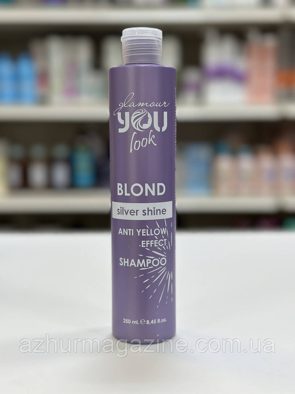 Шампунь для нейтралізації жовтизни - You Look Professional Blond Silver Shine Shampoo 250мл