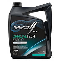 Моторное масло WOLF OFFICIALTECH 5W-30 C4 5л (8308512)