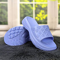 Шльопанці жіночі сланці пінкові блакитні (волошка) Даго Стиль 4366, фото 3