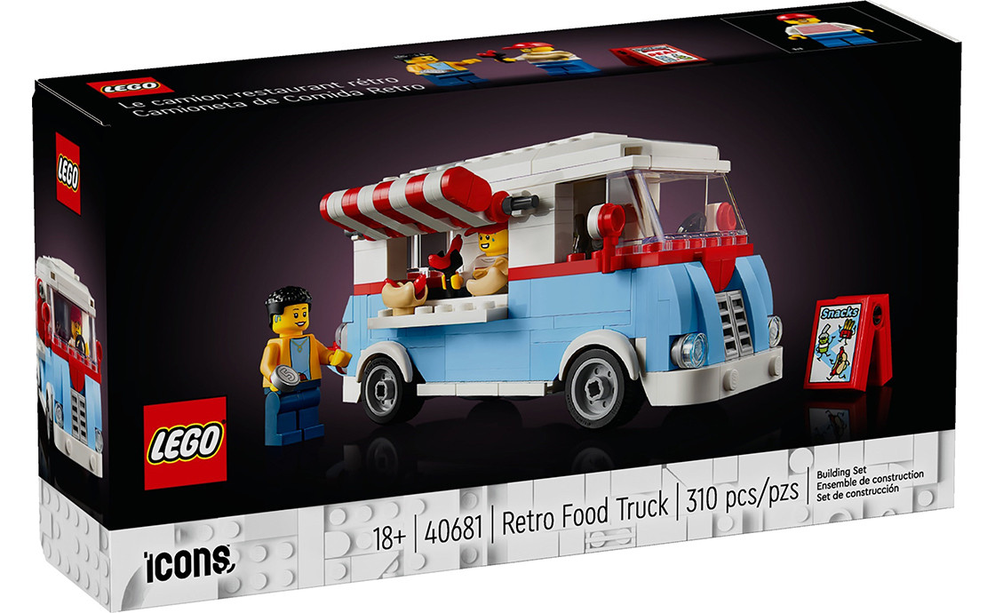 Конструктор Лего LEGO Icons Ретрофургон із їжею