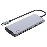 Хаб Belkin USB-C 7в1 Ethernet/HDMI/VGA/2хUSB-A/USB-C/SD/microSD