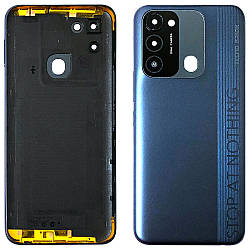 Задня кришка Tecno Spark 8C KG5k KG5j (чорна Оригінал зі склом камери)