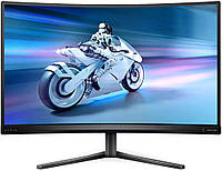 TFT 27" Philips 27M2C5500W, QHD, VA, вигнутий, 240Hz, 0,5ms, 2x HDMI, 2x DP, USB-hub, HAS, сірий