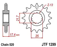 Звезда передняя JT SPROCKETS JTF1299.14