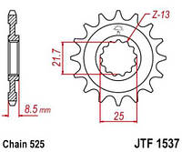 Звезда передняя JT SPROCKETS JTF1537.15RB