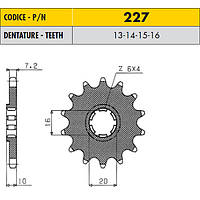 Звезда передняя SUNSTAR 22714