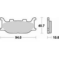 Тормозные колодки BRAKING BR 777CM55