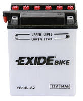 Аккумулятор кислотный 14Ah 145A EXIDE EB14L-A2 = YB14L-A2