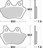 Тормозные колодки BRAKING BR 843CM77