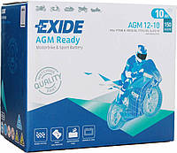 Аккумулятор залитый и заряженный AGM 10Ah 150A EXIDE SLA12-10 = AGM12-10