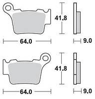 Тормозные колодки BRAKING BR 891CM44