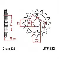 Звезда передняя JT SPROCKETS JTF283.15