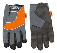 Рабочие перчатки Neo Tools 97-605 кожа/вставки из ПВХ XL/10
