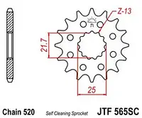 Звезда передняя JT SPROCKETS JTF565.14SC