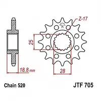 Звезда передняя JT SPROCKETS JTF705.16