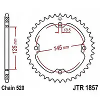 Звезда задняя JT SPROCKETS JTR1203.42