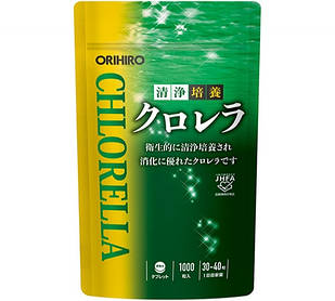 ORIHIRO Японська  Хлорела органічна, 200 мг 1000 шт